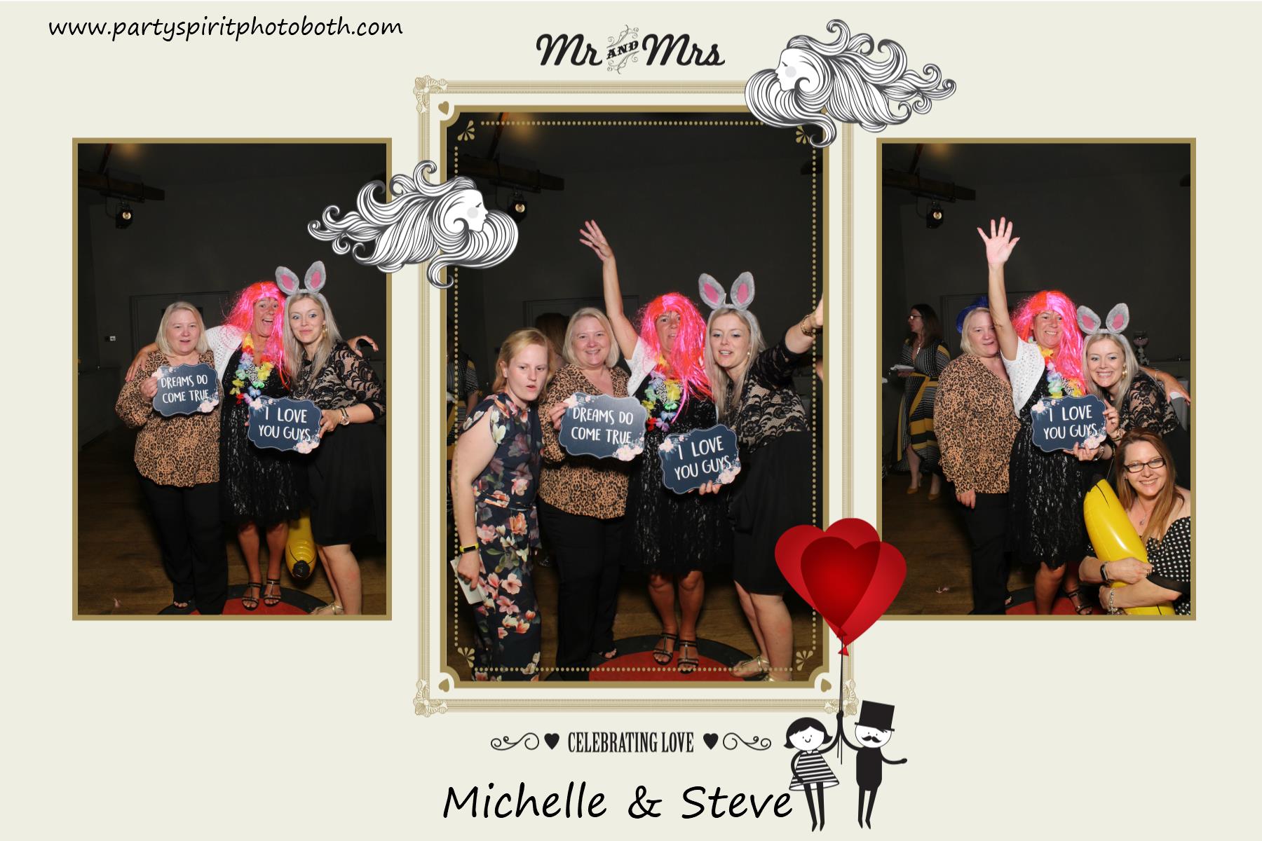 Michelle & Steve Wedding | View more photos from the event at gallery.partyspiritphotobooth.com/u/PartySpiritPhotoBooth/Michelle-Steve-Wedding